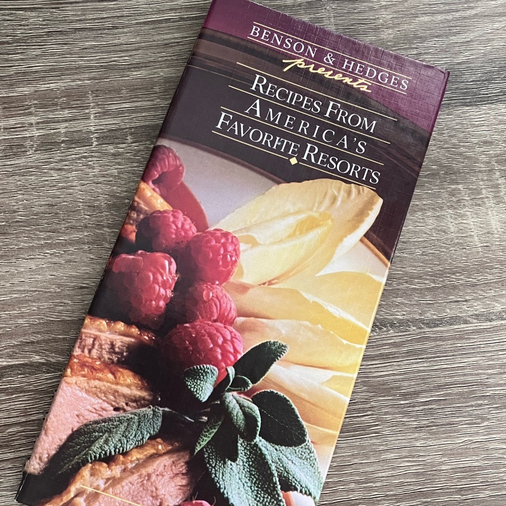 Benson & Hedges Recipe Cook Book